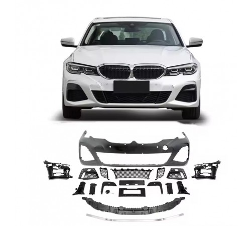 BMW 3 serijos G20 M Sport M340 stiliaus priekinis bamperis (2018-2021)